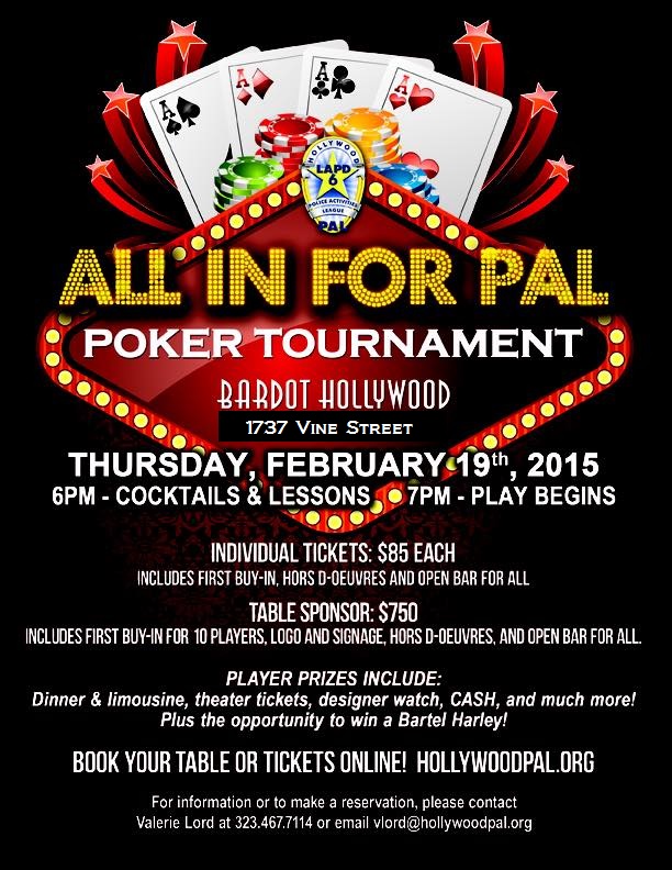 Poker Night Fundraiser Flyer