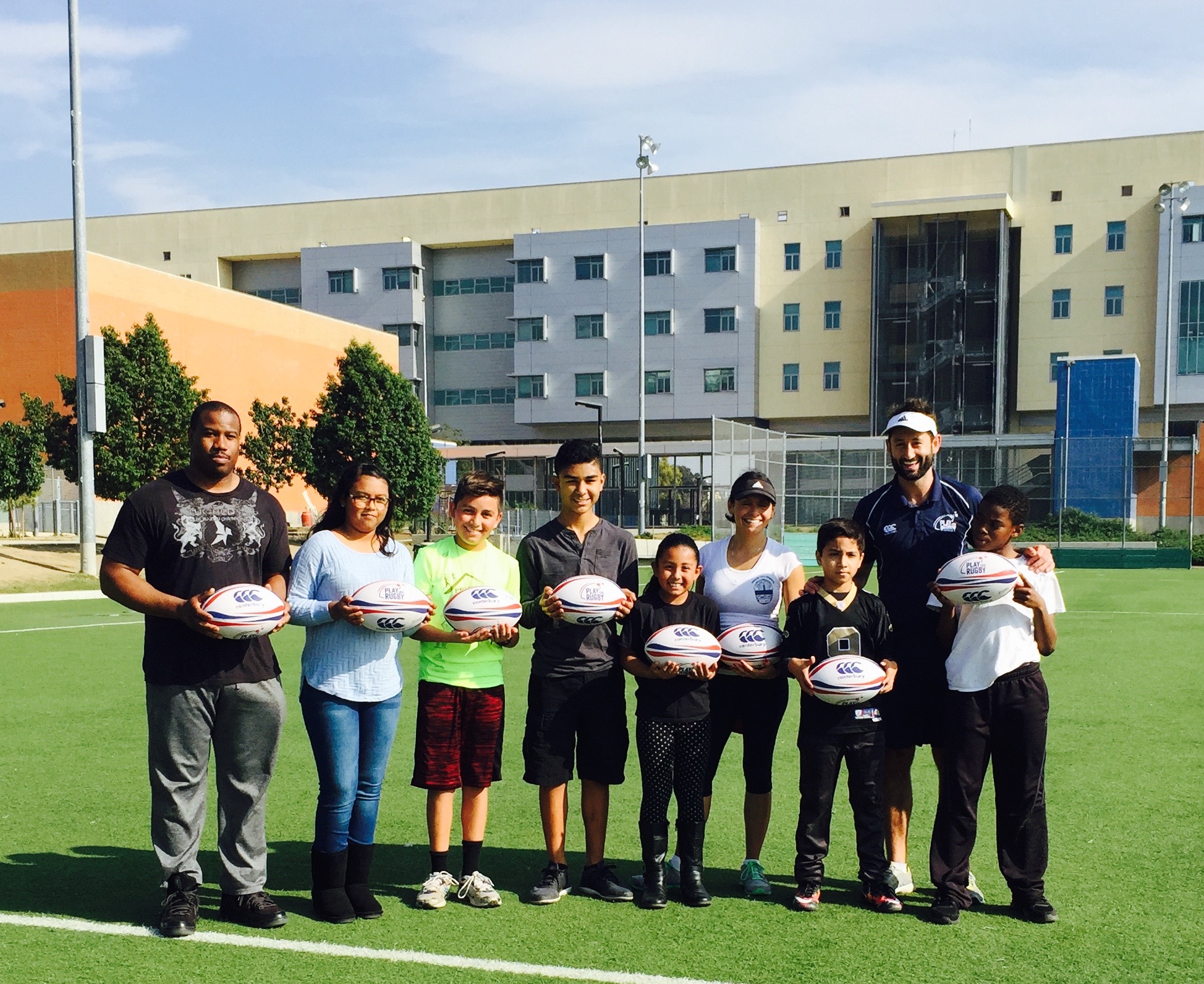 Hollywood PAL Kids Start the New Year with New Sports:  Softball, Kickball, and Rugby