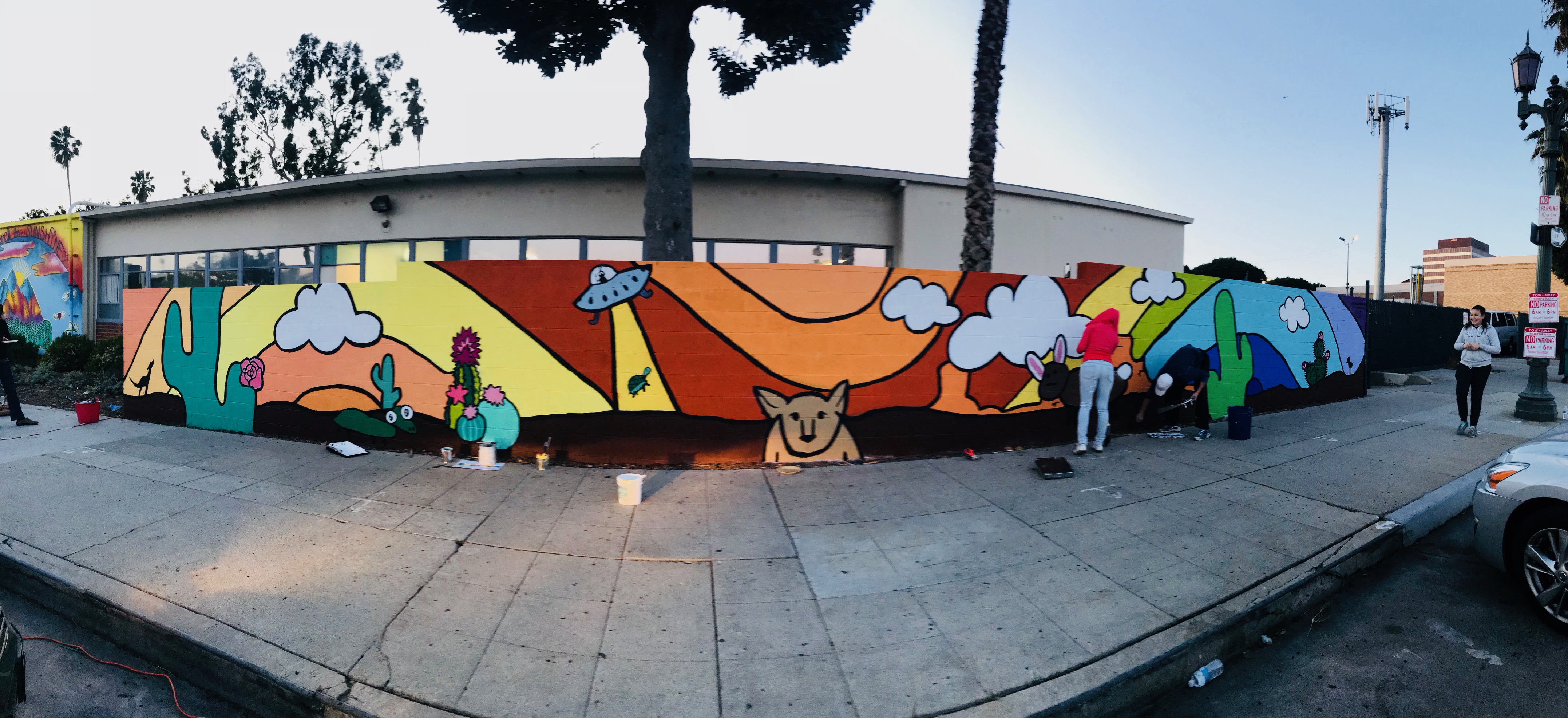 Hollywood PAL Unveils 3rd Mural at 6501 Fountain!